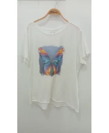 Camiseta  Mariposa - Inicio