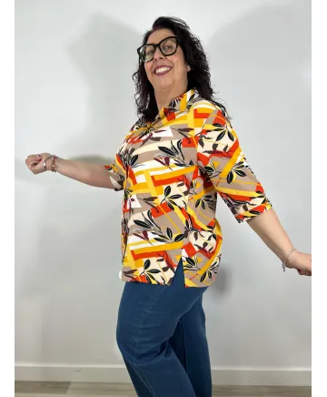 Camisa estampada Luciana - Nueva colección