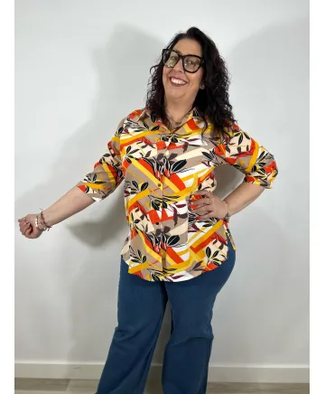 Camisa estampada Luciana - Nueva colección