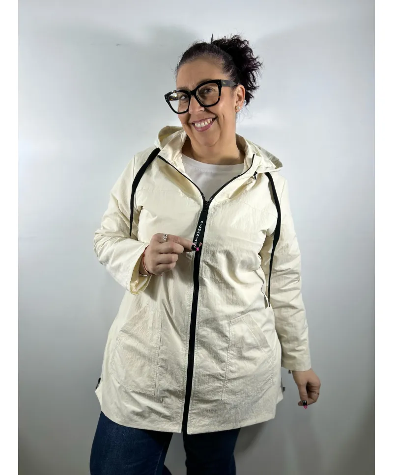 Chaqueta beige Thais - Inicio