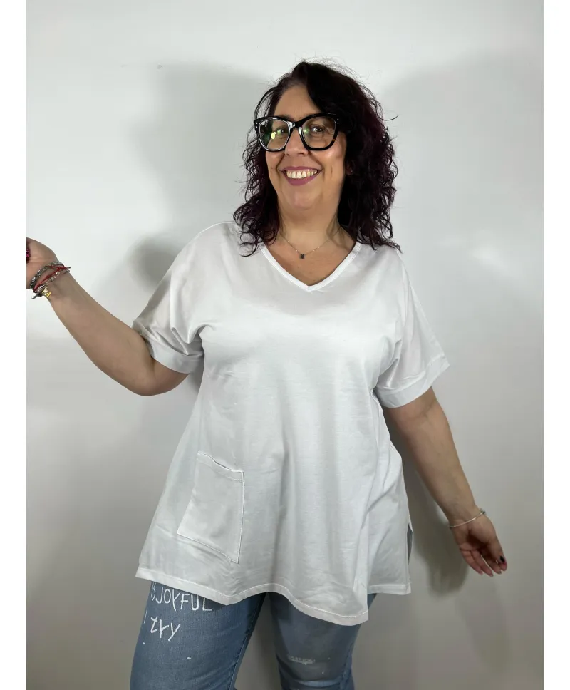 Camiseta blanca Yessica - Nueva colección