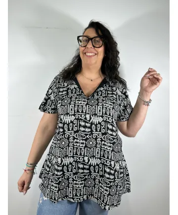 Blusa estampada Fraya - Blusas