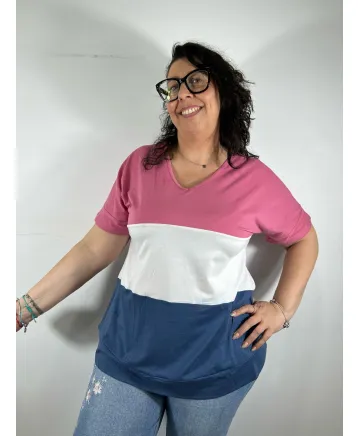 Camiseta rosa Solveig - Camisetas y Tops