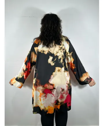Kimono estampado Trinete - Tienda Tallas Grandes Mujer Kimono estampado Trinete - Tienda Tallas Grandes Mujer