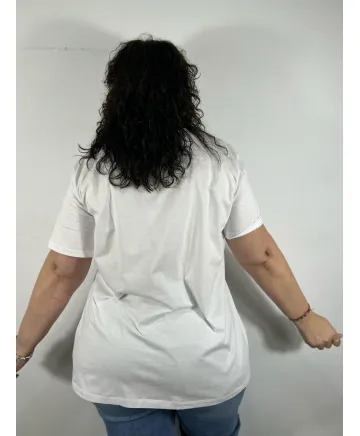 Camiseta mensaje Beki - Tienda Tallas Grandes Mujer Camiseta mensaje Beki - Tienda Tallas Grandes Mujer