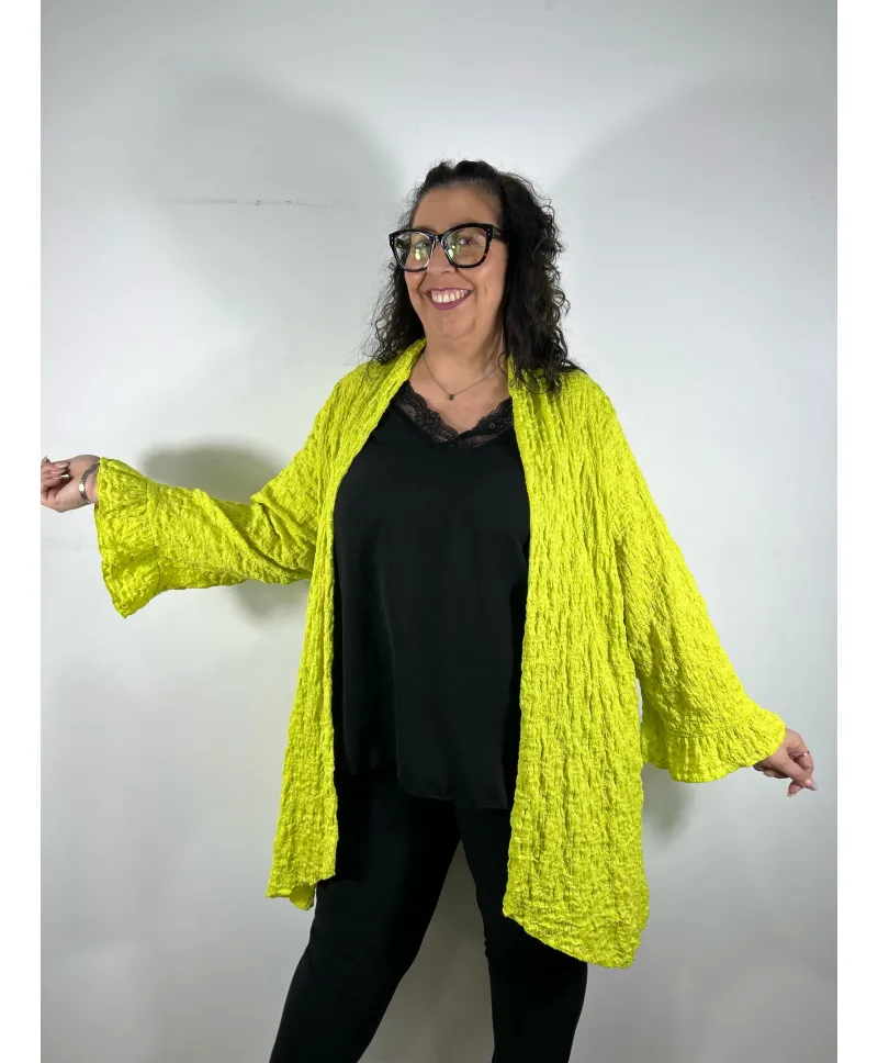 Chaqueta pistacho - Tienda Tallas Grandes Mujer Chaqueta pistacho - Tienda Tallas Grandes Mujer
