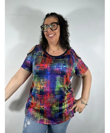 Camiseta desigual Reina - Camisetas y Tops