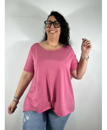 Camiseta bolsillo Taylor - Tienda Tallas Grandes Mujer