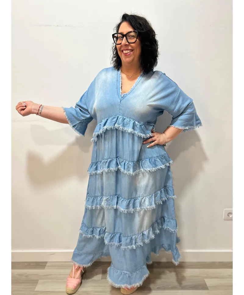 Vestido tejano Uma - Vestidos Vestido tejano Uma - Vestidos