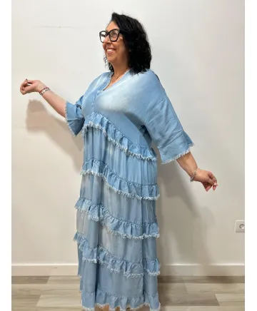 Vestido tejano Uma - Vestidos Vestido tejano Uma - Vestidos