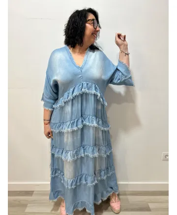 Vestido tejano Uma - Vestidos Vestido tejano Uma - Vestidos
