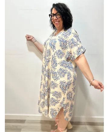 Vestido azul Venus - Tienda Tallas Grandes Mujer Vestido azul Venus - Tienda Tallas Grandes Mujer