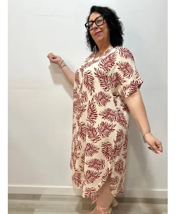 Vestido hojas Venus - Vestidos Vestido hojas Venus - Vestidos
