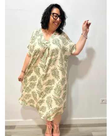 Vestido hojas Venus - Vestidos Vestido hojas Venus - Vestidos