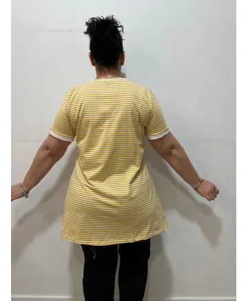 Camiseta amarilla Tesa - Tienda Tallas Grandes Mujer Camiseta amarilla Tesa - Tienda Tallas Grandes Mujer