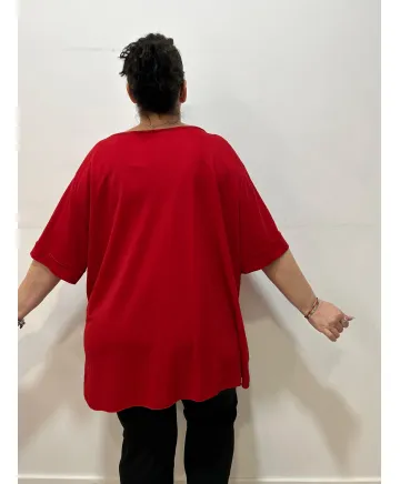Camiseta holgada Rumba - Tienda Tallas Grandes Mujer Camiseta holgada Rumba - Tienda Tallas Grandes Mujer