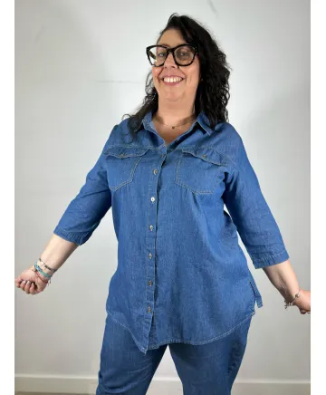 Camisa tejana - Tienda Tallas Grandes Mujer