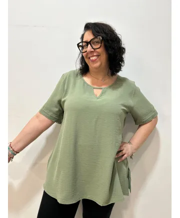 Blusa caqui Misha - Blusas