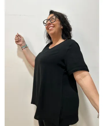 Blusa negra Misha - Blusas Blusa negra Misha - Blusas