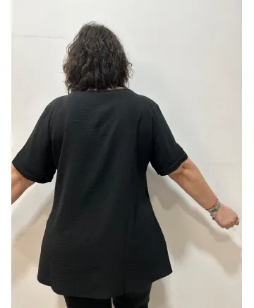 Blusa negra Misha - Blusas Blusa negra Misha - Blusas