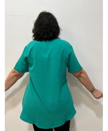 Blusa verde Kiara - Blusas Blusa verde Kiara - Blusas