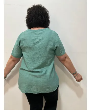 Camiseta bolsillo Isadora - Tienda Tallas Grandes Mujer Camiseta bolsillo Isadora - Tienda Tallas Grandes Mujer