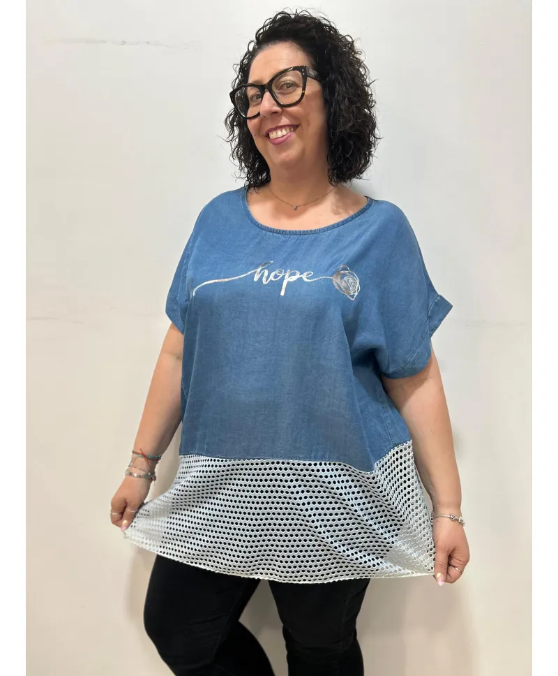 Blusa calada Veruzca - Tienda Tallas Grandes Mujer Blusa calada Veruzca - Tienda Tallas Grandes Mujer