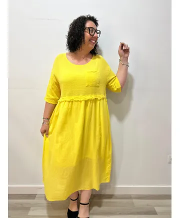 Vestido combinado Bety - Vestidos