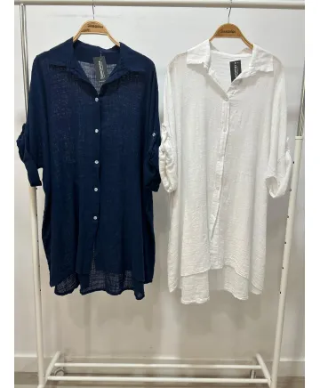 Camisa larga Lioneta - Tienda Tallas Grandes Mujer Camisa larga Lioneta - Tienda Tallas Grandes Mujer