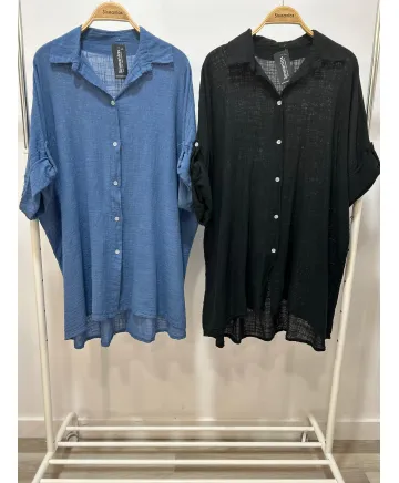 Camisa larga Lioneta - Tienda Tallas Grandes Mujer Camisa larga Lioneta - Tienda Tallas Grandes Mujer