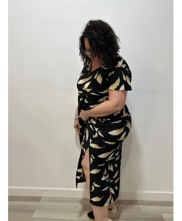 Vestido lazo Yali - Tienda Tallas Grandes Mujer Vestido lazo Yali - Tienda Tallas Grandes Mujer