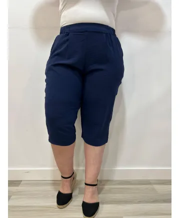 Pantalón marino Gala - Pantalones Tallas Grandes
