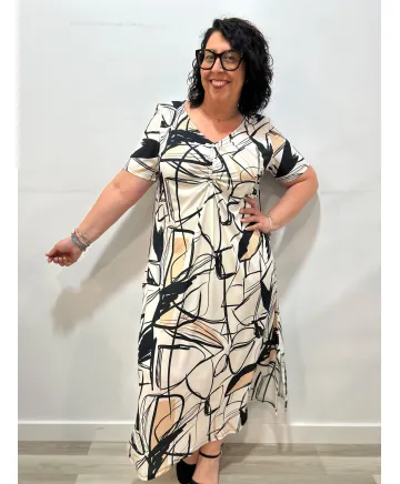 Vestido blanco Ingemar - Vestidos Tallas Grandes