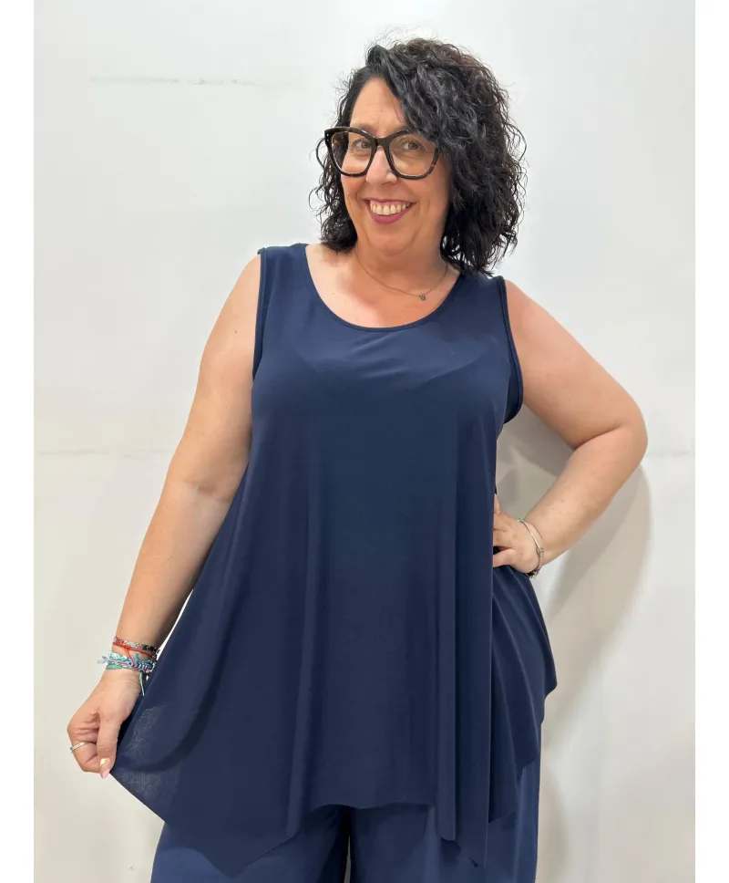 Camiseta asimétrica Daisy - Camisetas y Tops Tallas Grandes Camiseta asimétrica Daisy - Camisetas y Tops Tallas Grandes