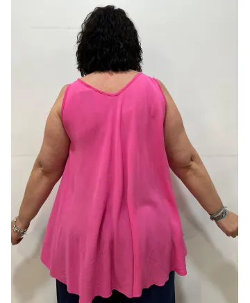 Camiseta tirantes Riko - Ropa tallas grandes mujer moderna Camiseta tirantes Riko - Ropa tallas grandes mujer moderna