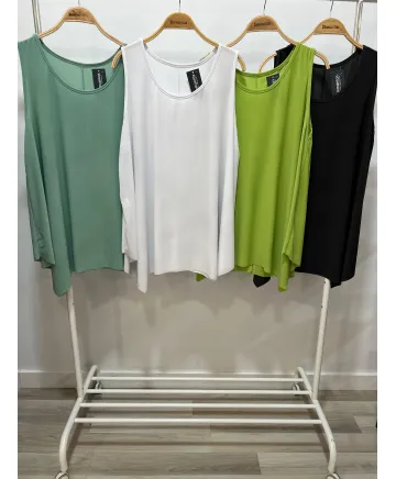 Camiseta asimétrica Daisy - Camisetas y Tops Tallas Grandes Camiseta asimétrica Daisy - Camisetas y Tops Tallas Grandes