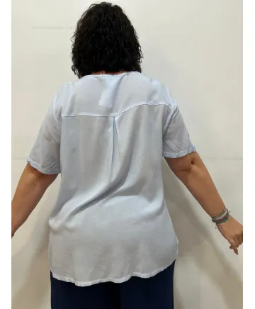 Blusa tablitas Hina - Ropa tallas grandes mujer moderna Blusa tablitas Hina - Ropa tallas grandes mujer moderna