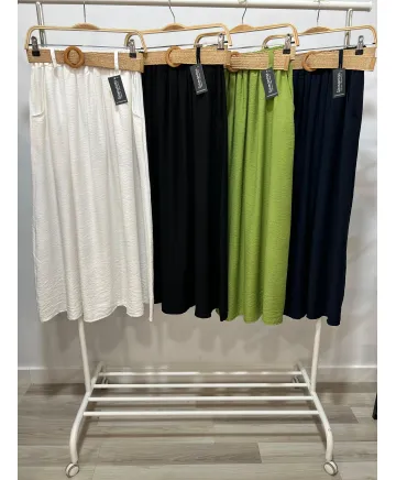 Falda bolsillos Kanako - Ropa tallas grandes mujer moderna Falda bolsillos Kanako - Ropa tallas grandes mujer moderna