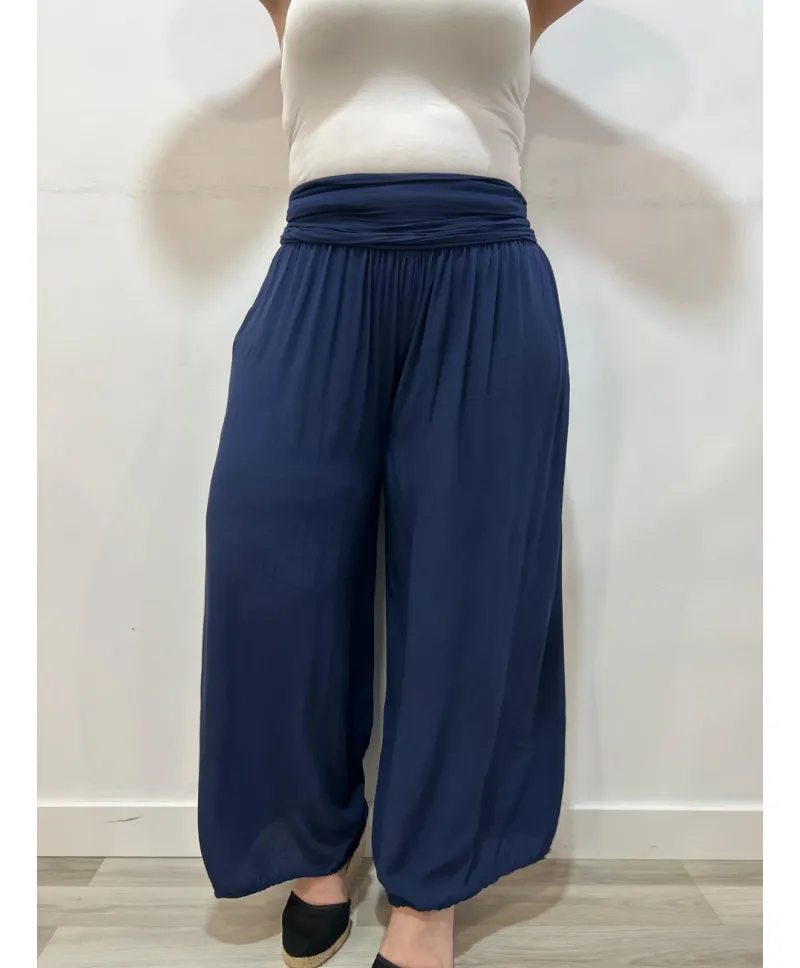 Pantalón fajín Yoki - Ropa tallas grandes mujer moderna Pantalón fajín Yoki - Ropa tallas grandes mujer moderna