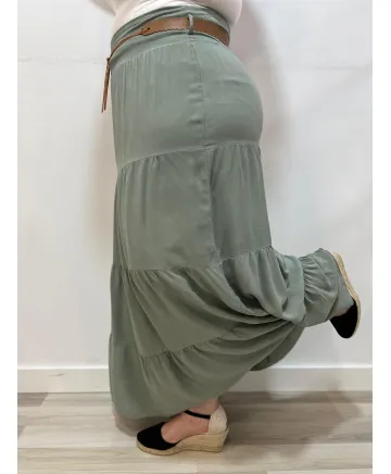 Falda volantes Akane - Ropa tallas grandes mujer moderna Falda volantes Akane - Ropa tallas grandes mujer moderna