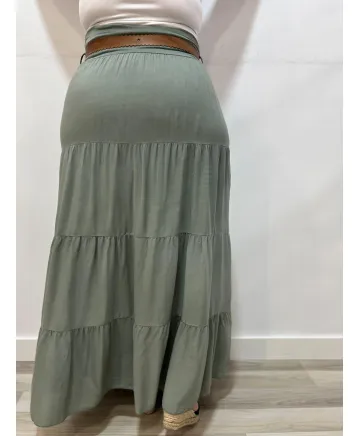 Falda volantes Akane - Ropa tallas grandes mujer moderna Falda volantes Akane - Ropa tallas grandes mujer moderna