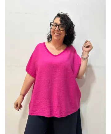 Camiseta encaje Masako - Camisetas y Tops Tallas Grandes