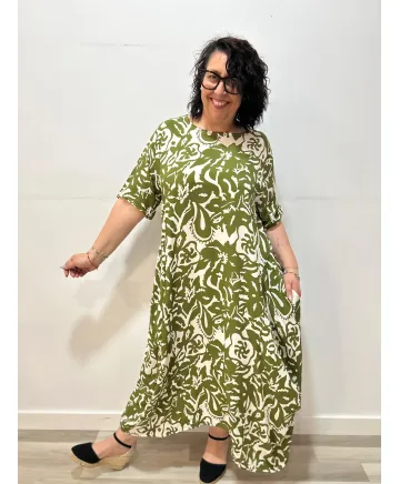 Vestido bolsillos Reiko - Vestidos Tallas Grandes
