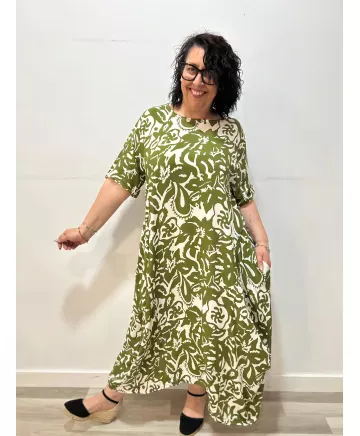 Vestido bolsillos Reiko - Vestidos Tallas Grandes