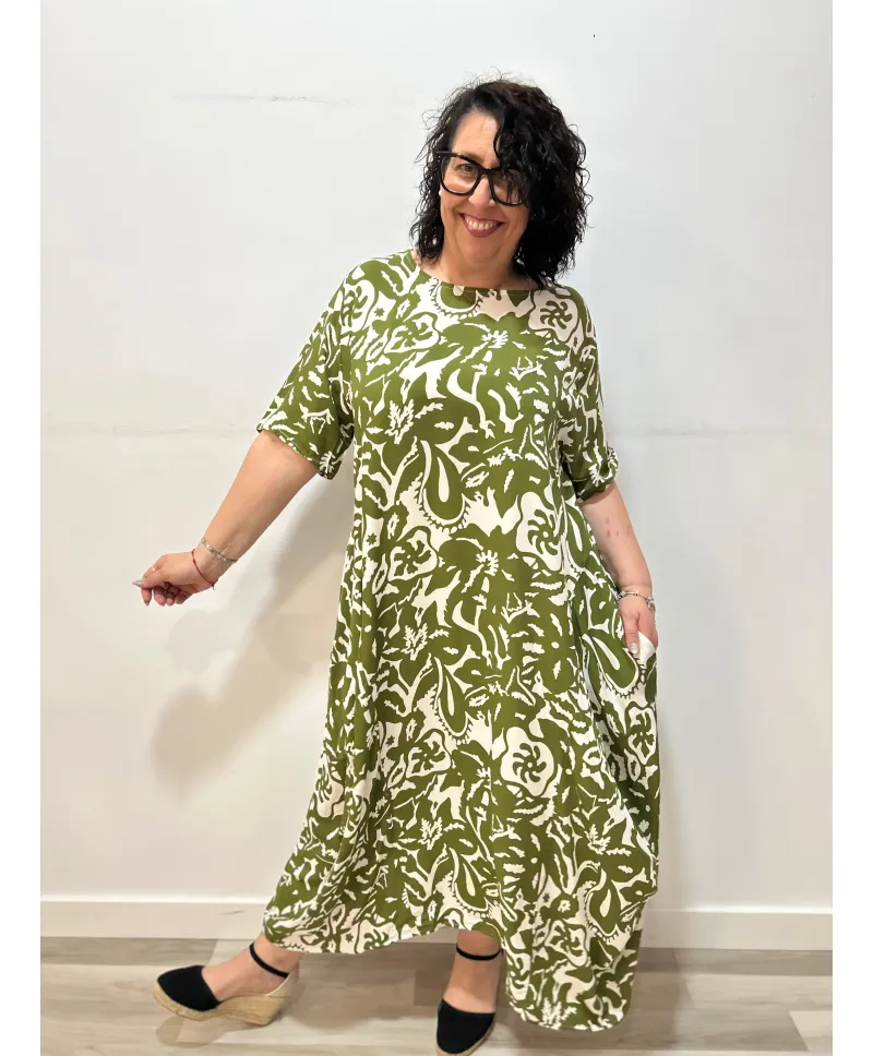 Vestido bolsillos Reiko - Vestidos Tallas Grandes Vestido bolsillos Reiko - Vestidos Tallas Grandes