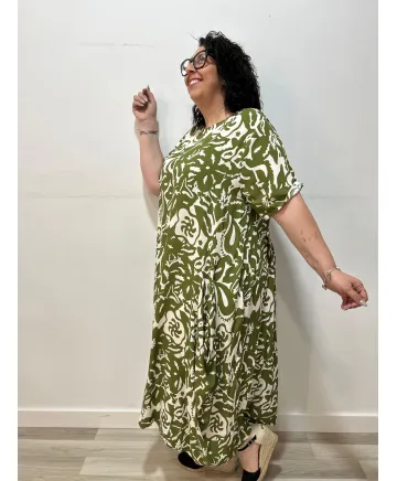 Vestido bolsillos Reiko - Vestidos Tallas Grandes Vestido bolsillos Reiko - Vestidos Tallas Grandes