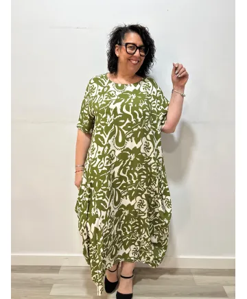 Vestido bolsillos Reiko - Vestidos Tallas Grandes Vestido bolsillos Reiko - Vestidos Tallas Grandes