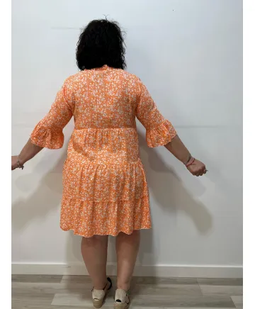 Vestido florecitas Nami - Ropa tallas grandes mujer moderna Vestido florecitas Nami - Ropa tallas grandes mujer moderna