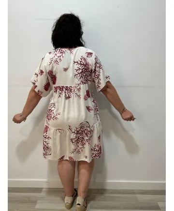 Vestido volantes Kumiko - Ropa tallas grandes mujer moderna Vestido volantes Kumiko - Ropa tallas grandes mujer moderna