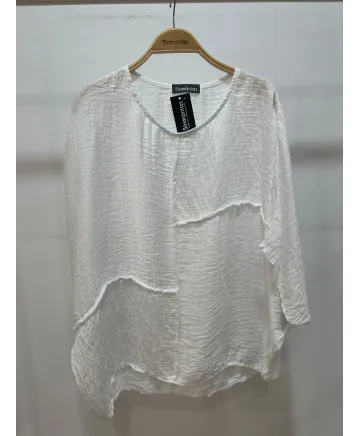 Blusa bambula Mayo - Blusas Tallas Grandes Blusa bambula Mayo - Blusas Tallas Grandes